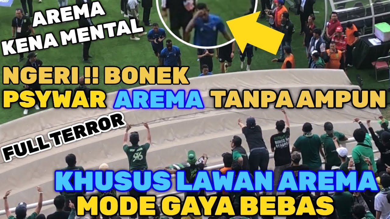 PSYWAR & TERROR BONEK UNTUK AREMA DI LAPANGAN | PERSEBAYA vs AREMA FC