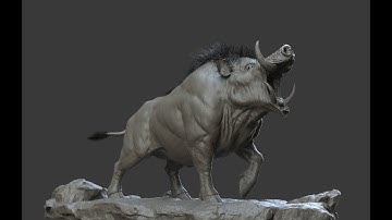 Wild Boar Zbrush Sculpt + Keyshot Render