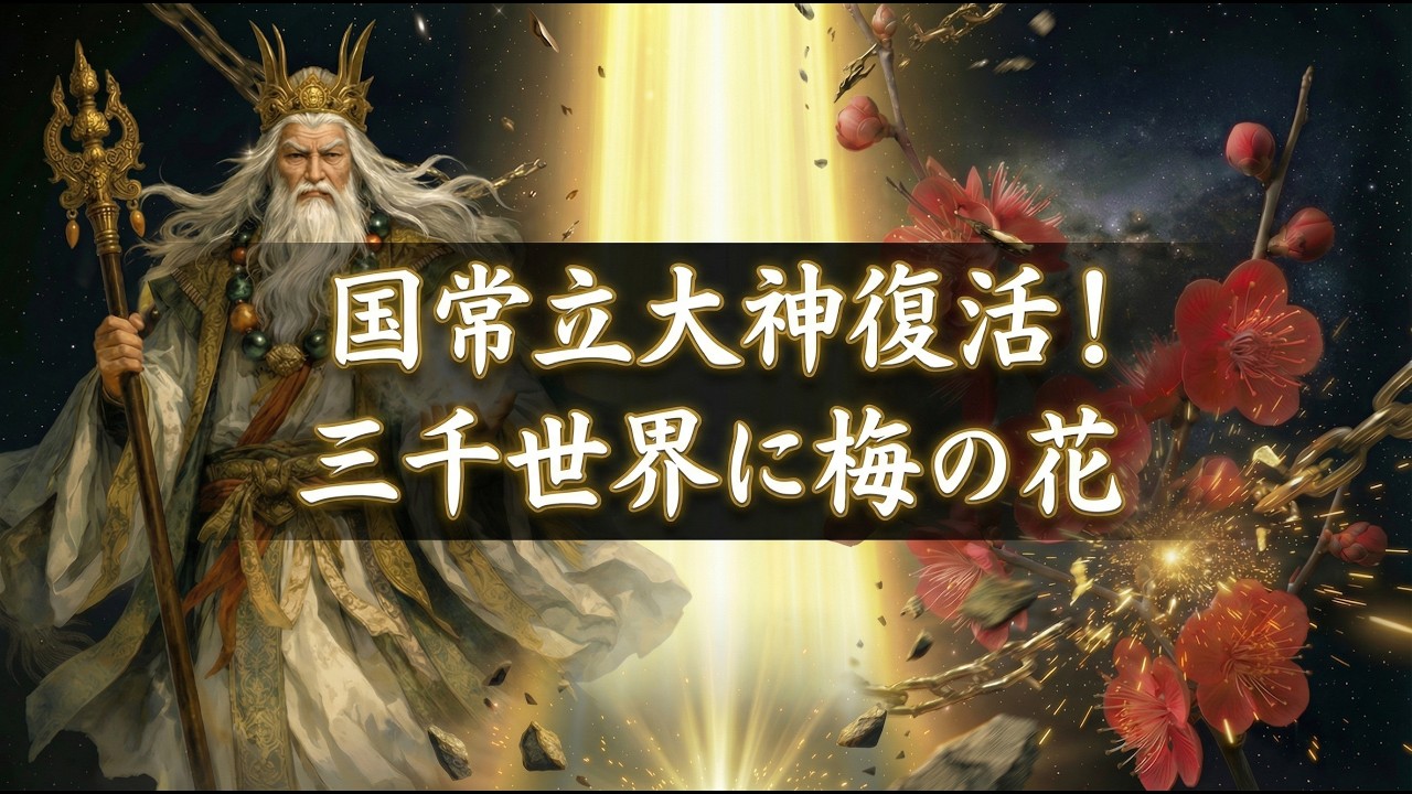 国常立大神の復活と梅の花～封印解除～三千世界の立て替え立直しが今始まる
