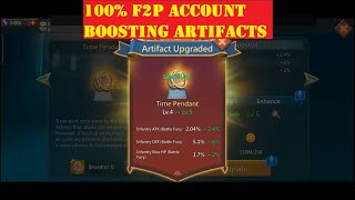 100% F2P ACCOUNT: BOOSTING ARTIFACT'S (ENHANCE AND UPGRADE ARTIFACTS USING MATERIAL)