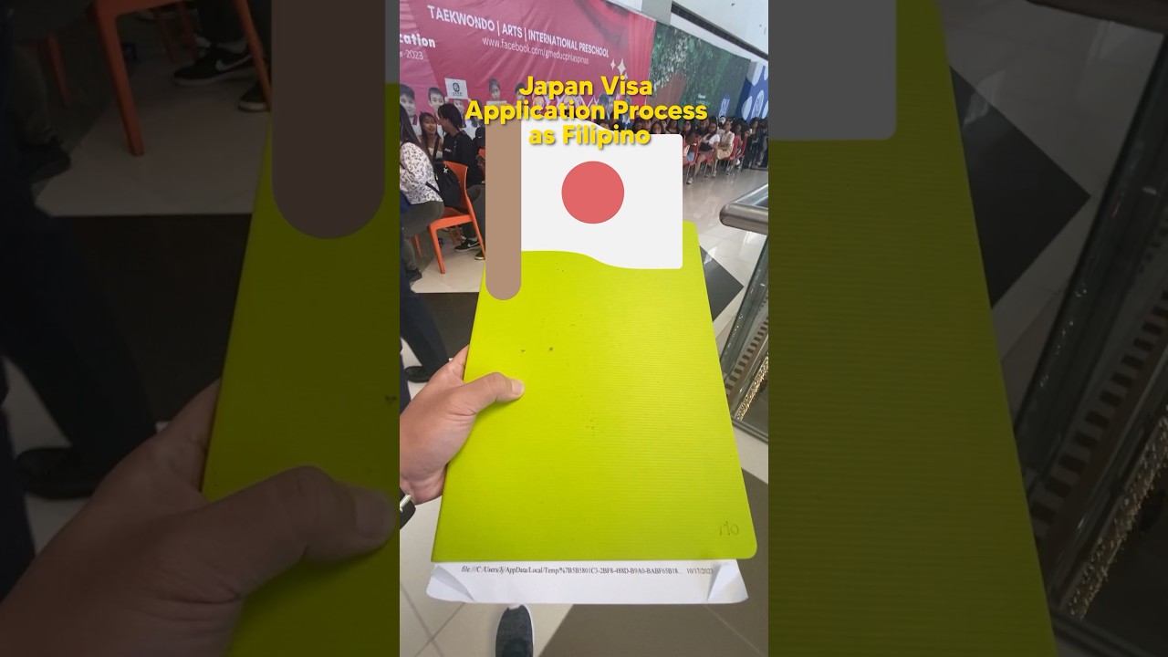 Come with me as I process my Japan Visa application