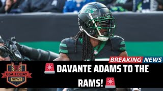 Davante Adams Joins the Rams! Huge NFL Trade Breakdown । USA TODAY NEWS
