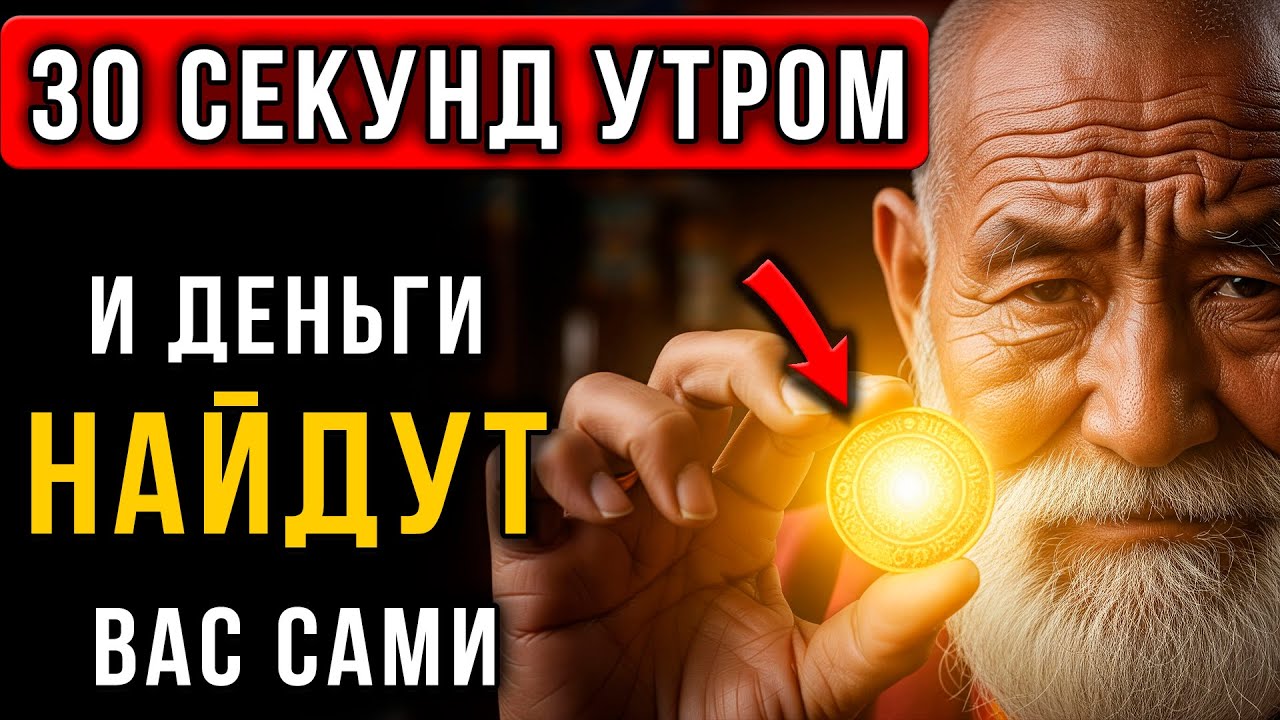 30 СЕКУНД УТРОМ. Тибетский ДЕНЕЖНЫЙ магнит, чтобы деньги сами искали ВАС