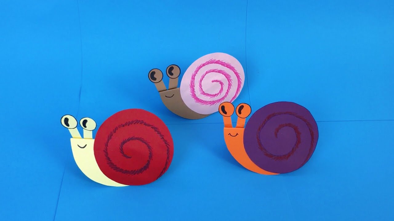 DIY paper snail crafts | Поделки из улиток из бумаги своими руками 