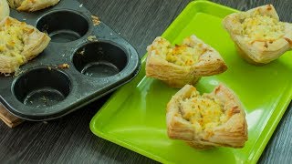 Puff Pastry Breakfast Cups | Recipes