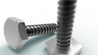 3D modelling ACME bolt using AutoCAD
