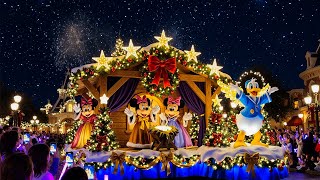 (4K POV) Experience the full music festival atmosphere, parade, Disneyland Christmas atmosphere 2025