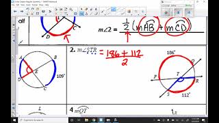 circle   interior intersections