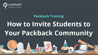 How to Invite Students to your Packback Community