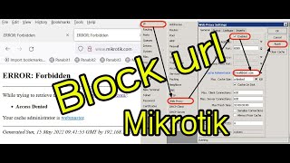 Mikrotik "Block some url via web proxy" 100% working
