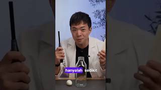 Beginilah cara memasukan telur ke botol kaca #sains #experiment #shorts #viral