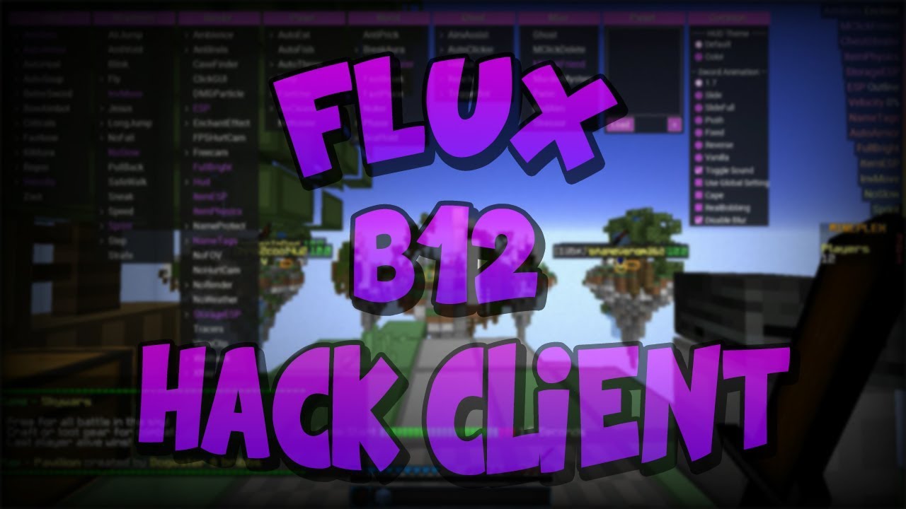 flux hacked client doesnt work with mineplex