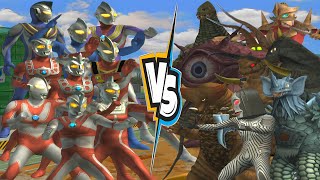 ウルトラマン ACE VS ALIEN DADA, ULTRAMAN JACK VS TYRANT, ULTRASEVEN VS GOMORA, LEO VS GUDON #ウルトラマン #怪獣 screenshot 4