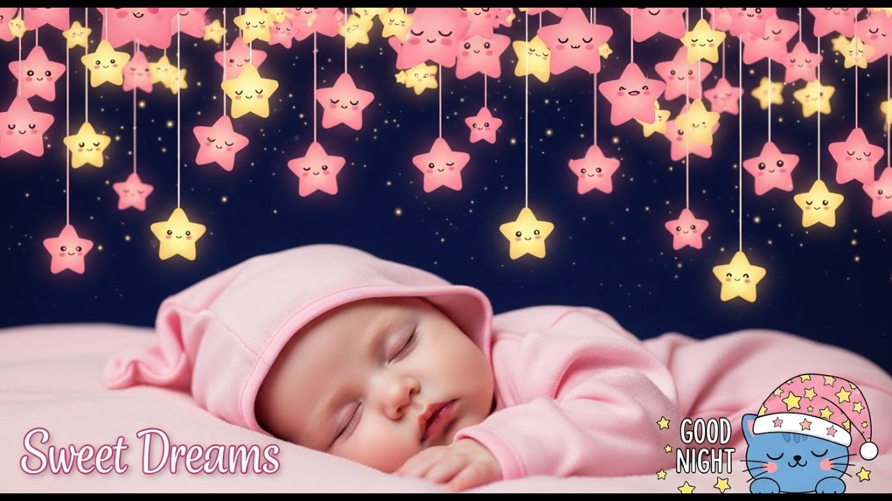 Baby Sleep Music 🎶 Relax Instantly ♥ Mozart Brahms Lullaby 😴 Night Healing | Soft Calm