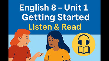 English 8 Global Success unit 1 | Getting Started – Listen & Read (English 8 Textbook)