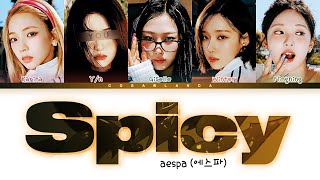 [aespa 에스파] Spicy : 5 members (You as member) Color Coded Lyrics