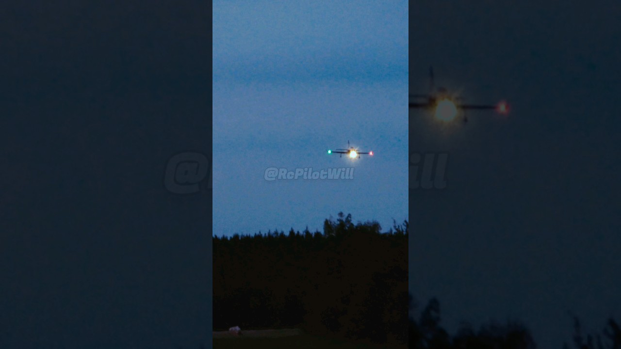 Expensive EDF Landing at Night 