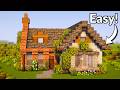 Minecraft: How to Build a Cozy Survival Cottage | Tutorial🏠