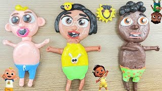 CoComelon Clay Cracking | Summer SprinklerDance | Nina, JJ and Cody