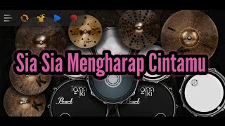 GUSTRIAN GENO : SIA SIA MENGHARAP CINTAMU || Real Drum Cover