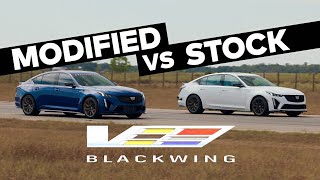 H1000 Blackwing vs. Stock Cadillac CT5-V Blackwing Sedan \/\/ Supercharged V8 + Manual Trans