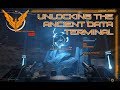 Elite dangerous  unlocking the ancient data terminal