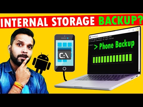 [No Root] Android Internal Storage Backup Using ADB????️???? | Without Apps