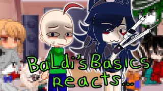 Baldi's Basics REACT to Fundamental Paper Education( gacha club )