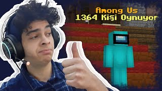 ARTIK MINECRAF&#39;TA AMONG US HERKES OYNAYABİLİR !? | Gerçeğinden Daha İyi Among Us Minigames