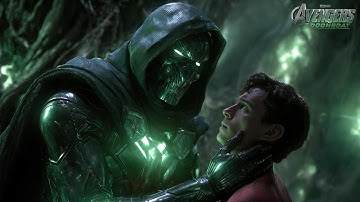 Tony Stark Doom scares everyone when he reappears fused with Victor Von Doom