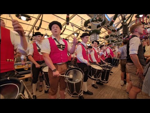 Münchner Oktoberfest 2023 - Fanfarenzug Graf Toerring Gernlinden - YouTube