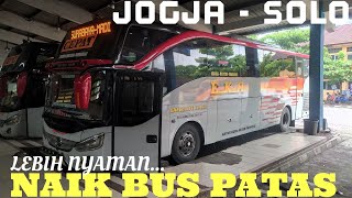 Bus patas eka patas memang nyaman | trip jogja - solo  naik bus eka