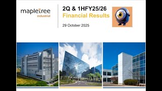 Mapletree Industrial Trust (ME8U) 2Q25/26 results: DPU slides, FY results will suffer. (19 Nov 25)