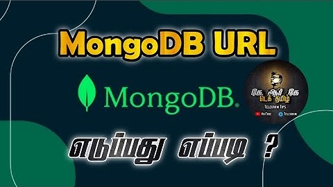 How To Create MongoDB URL | DataBase URL | Full Video Tamil | krk tech tamil