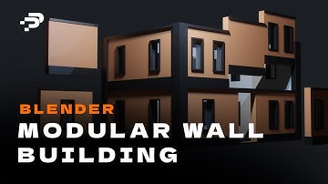 Create MODULAR walls to be game ready in Blender!