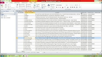 TUTORIAL DATABASE PENJUALAN - MS. ACCESS