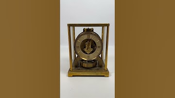 Lot 2223 As found Jaeger LeCoultre Atmos perpetual motion table clock. No front glass. Not tested.