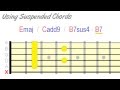 Suspended Guitar Chords - How & When to Use