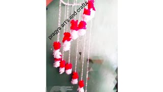 Wall hanging ideas//#pragyaartsandcrafts// easy and beautiful wall hanging idea