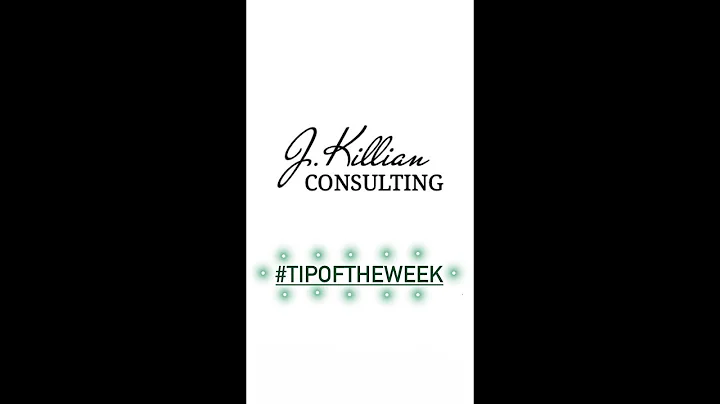 J. Killian Consulting - Tip of the Week - iPhone Photos app (iOS 18) Part 1