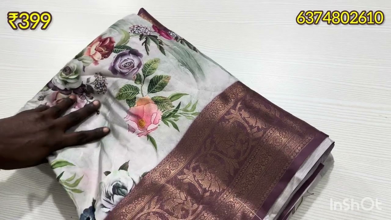 18/1/26/ Mixed Saree collection 399 Only All Over Tamilnadu Freeshipping 🛍️