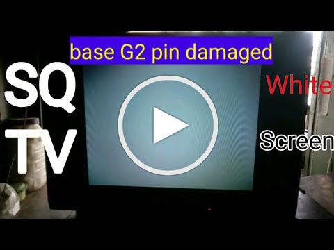 tv white screen problem Fix in one part change