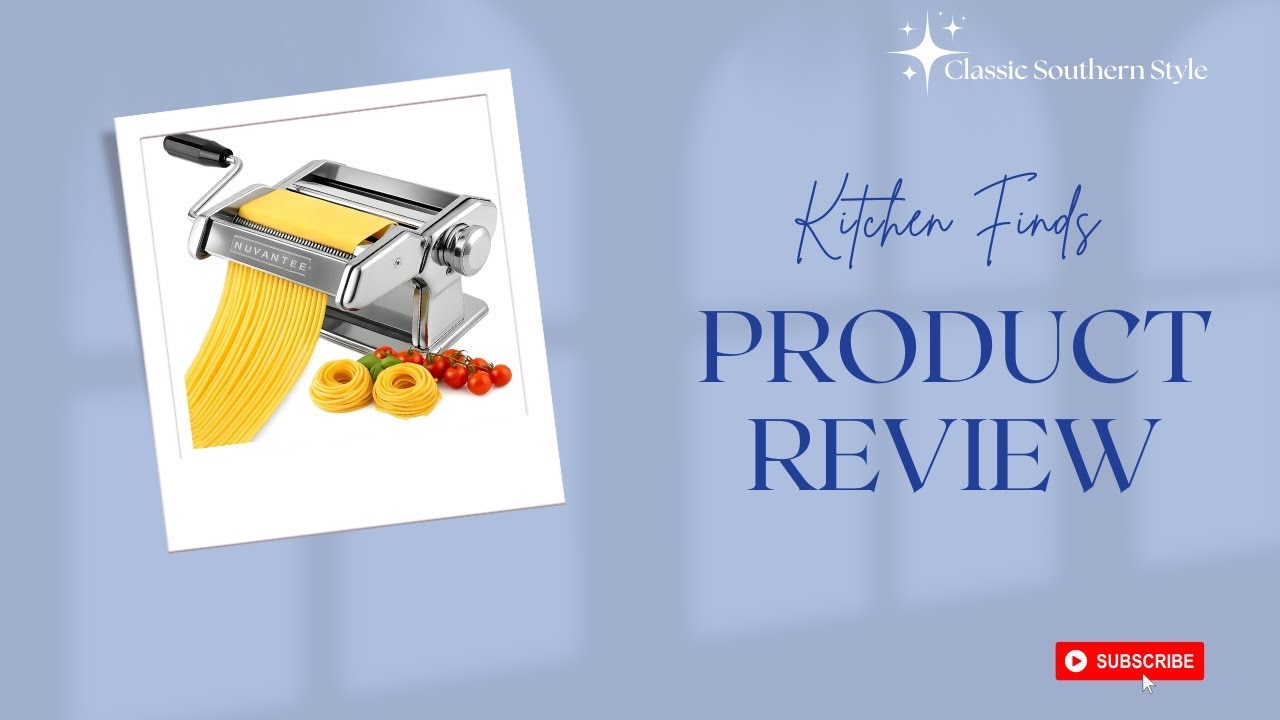 Review of the Nuvantee Pasta Maker. This will be fun to use..4K people can't be wrong! Link below 👇🏼