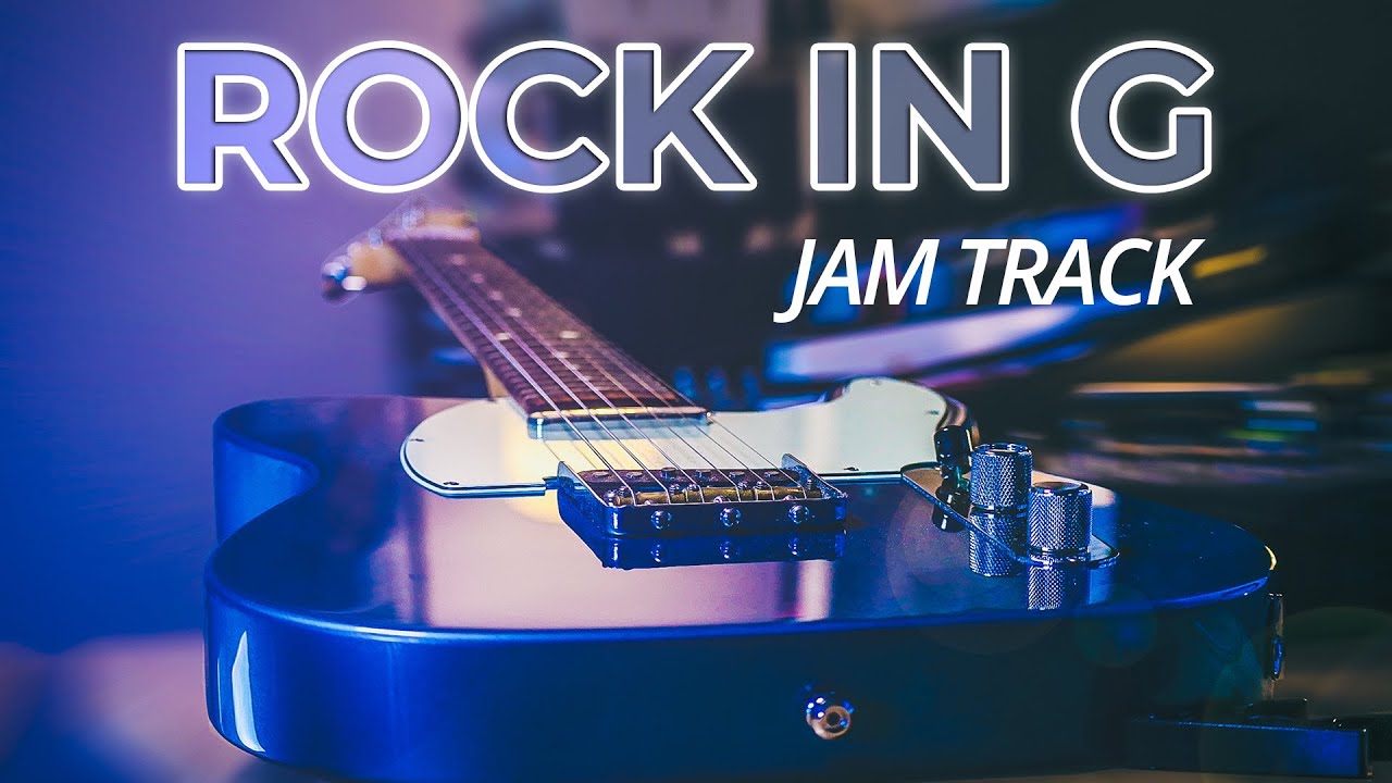 Energetic Rock Guitar Backing Track in G | Classic Rock (140 BPM)