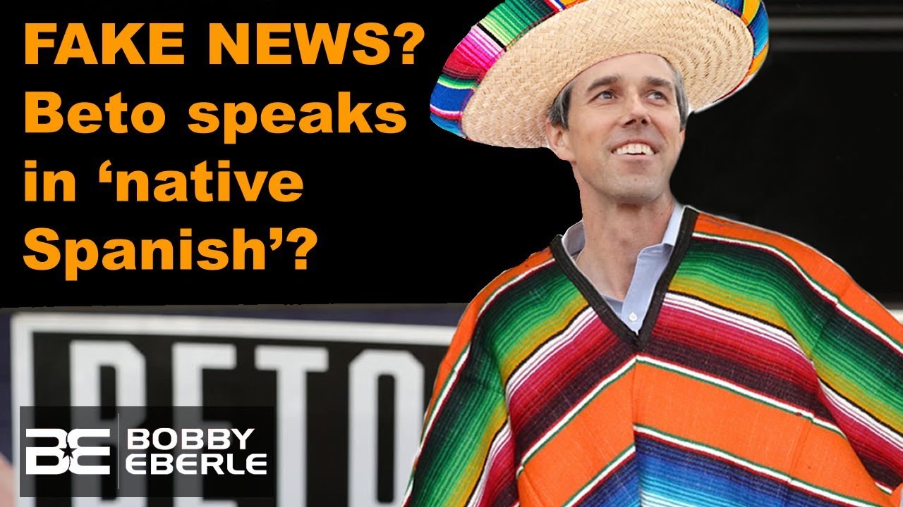 Mainstream media Beto spoke 'in his native Spanish'; OcasioCortez