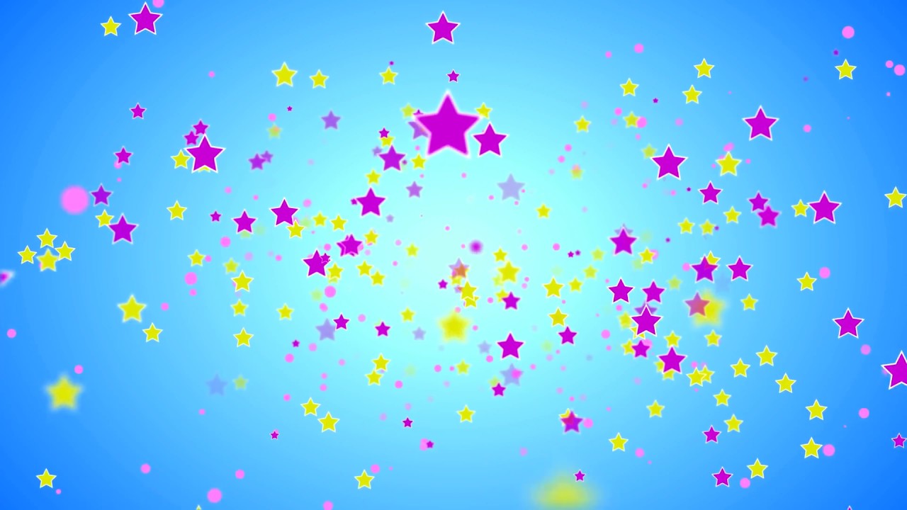 4K Colorful Star Particle Motion Background Free Video Background