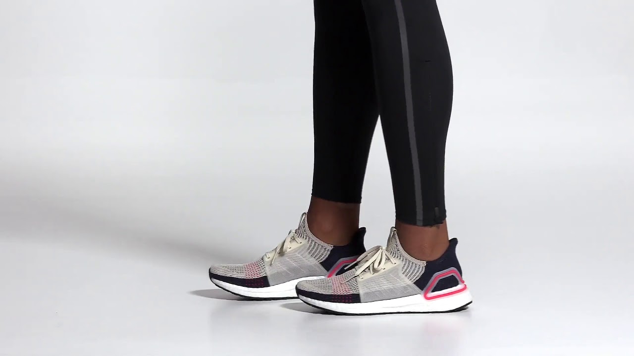 Ultraboost 19 Shoes Beige B37705 video - YouTube