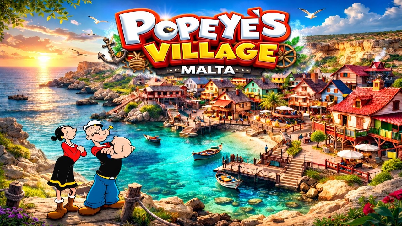 🎬⚓✨ Popeye’s Village | From Movie Set to Travel Destination 🌬️✨