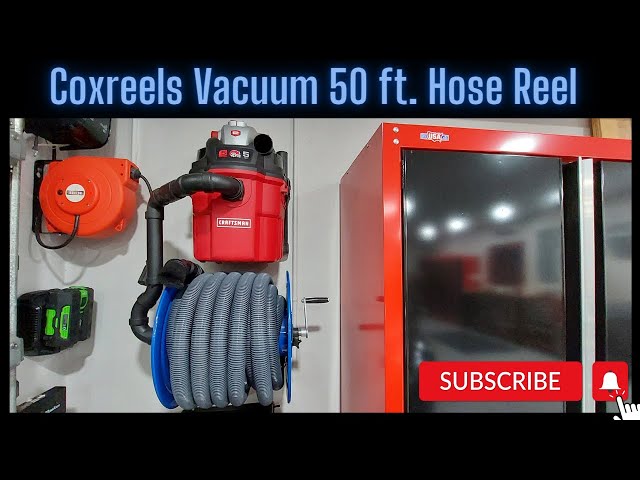 Wall Mount Vacuum System Coxreels Cen-Tec Awesome Setup Detailing  V-117H-850 